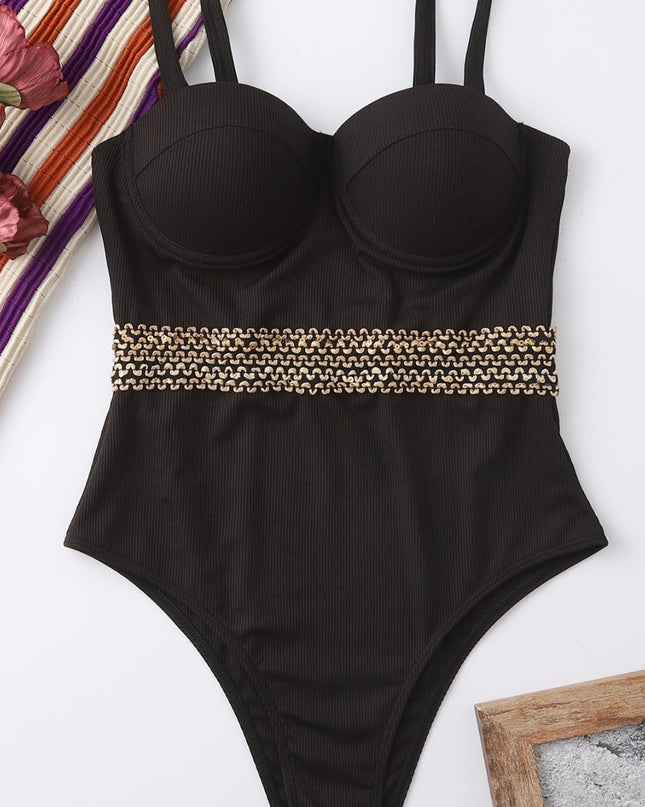 One-piece Swimsuit Hard Bag Shoulder Strap Adjustable