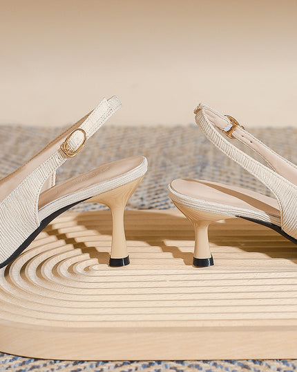 Fashionable Elegant High Heels Women's Stiletto Heel Slingback Sandals