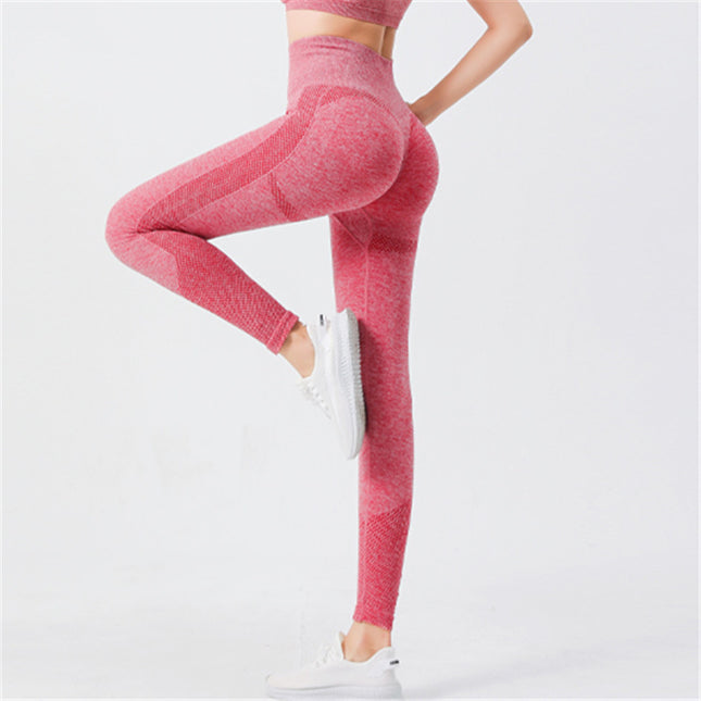 Women's High Waisted Leggings Are Breathable Elastic Shaping And Suitable For Running Yoga And Exercise