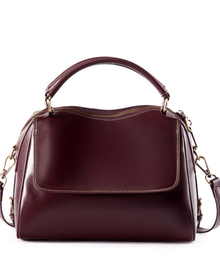 Women's Pure Color All-matching Large Capacity Crossbody Tote Bag