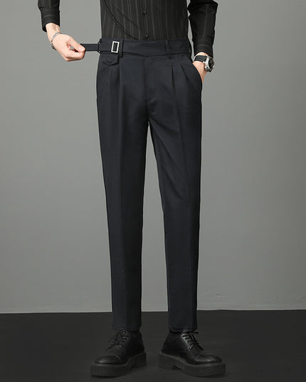 Autumn Men's Suit Pants Slim Fit