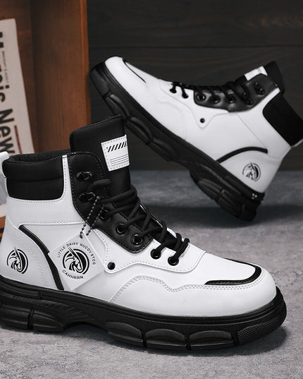 Men's Casual Trend High Top British Style Martin Boots