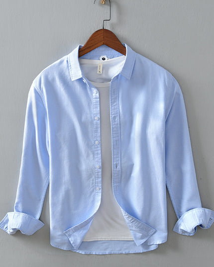 Men's Casual Minimalist Long Sleeve Shirt