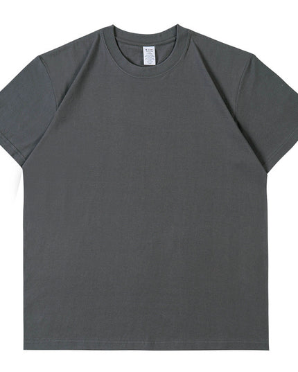 Pure Cotton Short Sleeve Solid Color Fashion Brand Loose Half Sleeve Blank T-shirt