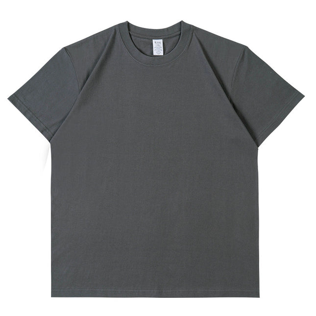 Pure Cotton Short Sleeve Solid Color Fashion Brand Loose Half Sleeve Blank T-shirt