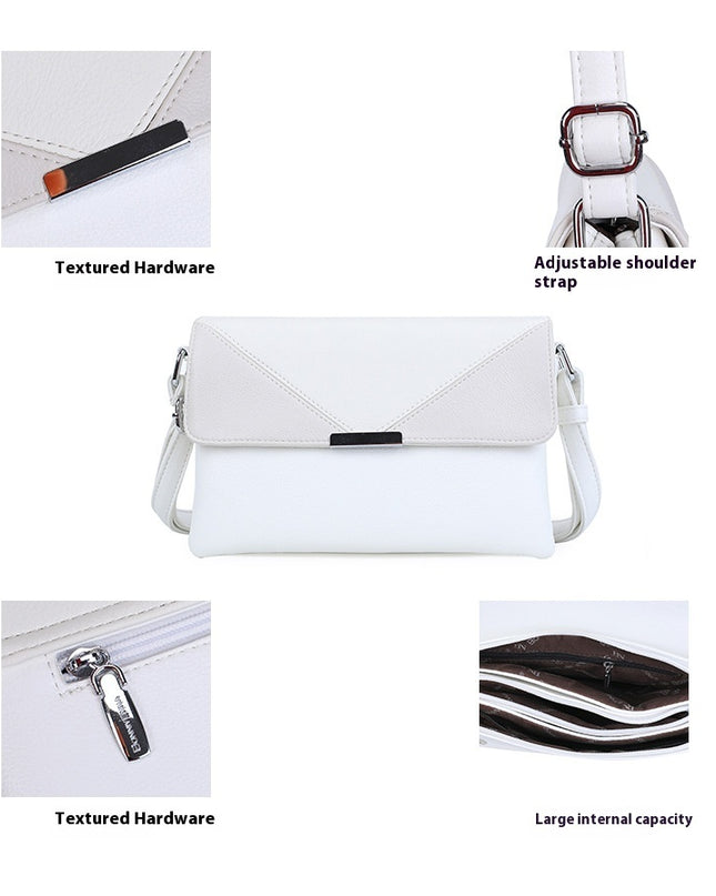 Contrast Color Small Square Box Fashion Shoulder Bag