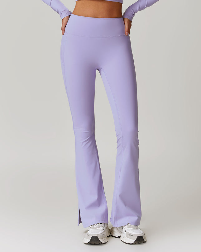Skinny Peach Hip Raise Yoga Pants Running Sports Bell-bottom Pants