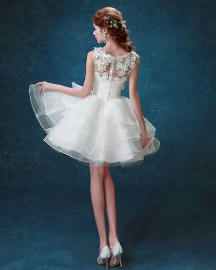 new bridesmaid dress, bride wedding short dress, toast, annual dress, presided over the performance