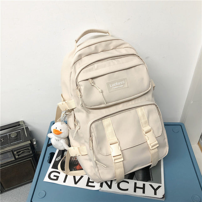 Korean Style Large Capacity All Match High School And College Student Schoolbag