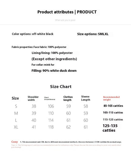 High-grade Short Quilted Mink Fur Classic Style Down Jacket Women's Coat