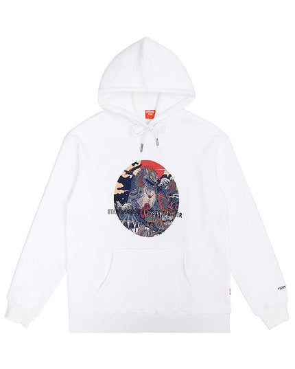 Fashion Sweater Men's KIRIN Printed Hoodie