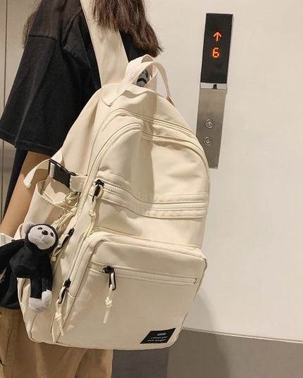 College Students Double-shouldered Male Gender-neutral Tooling Wind Hip-hop Sports Street Schoolbag