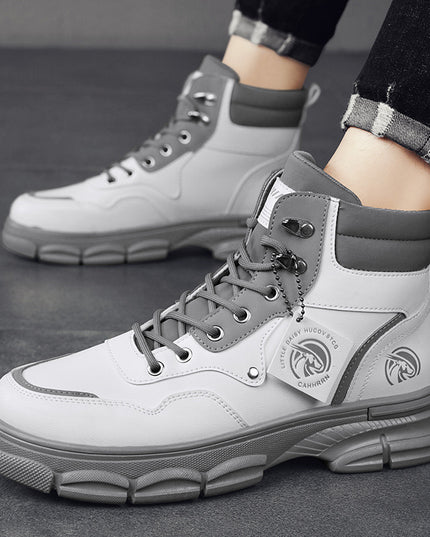 Men's Casual Trend High Top British Style Martin Boots