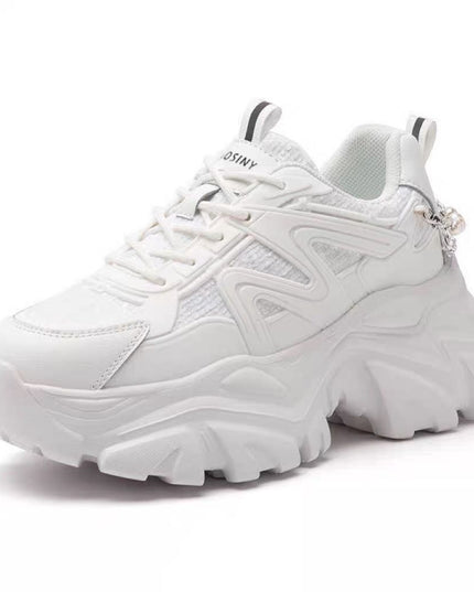 Ultra-thin Elevator Shoes Resin Sole Sneaker