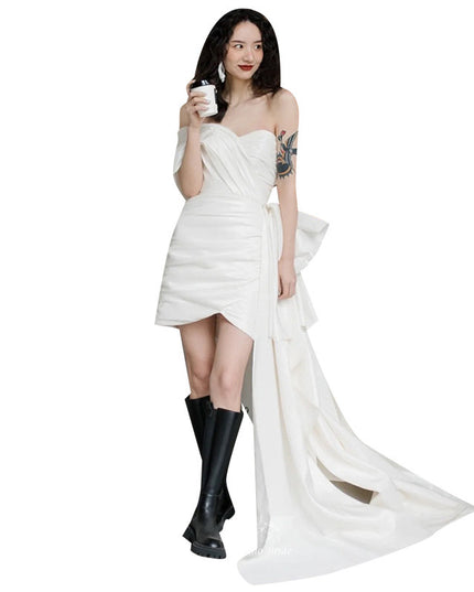 Light Wedding Gown Short Women
