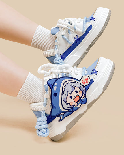 Shark Bread Shoes Women's Platform Sports And Leisure