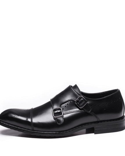 New Brogue Engraved Men's Business Formal Leather Shoes