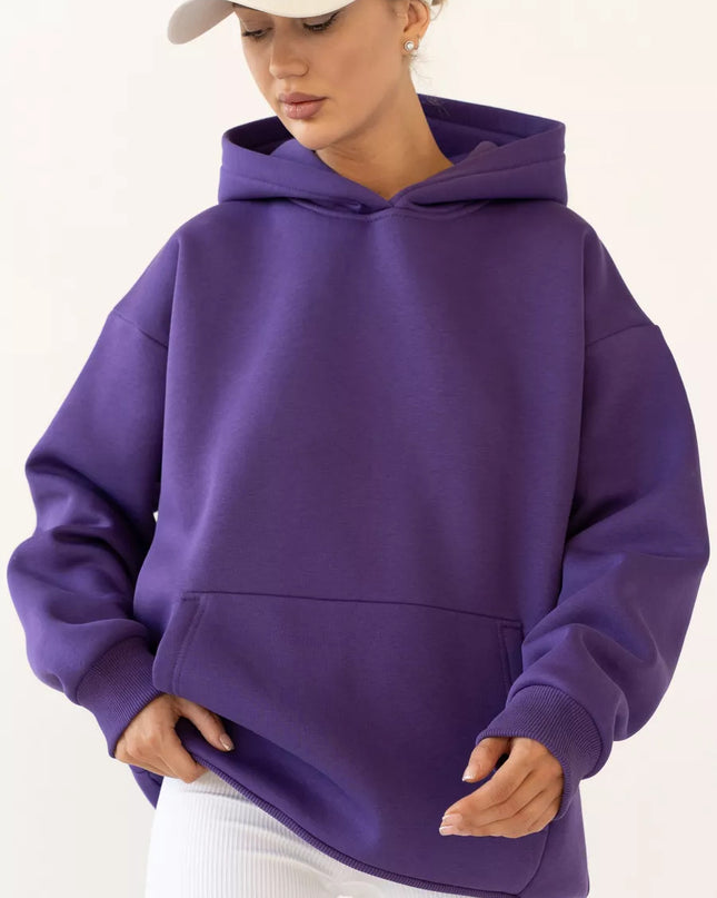 Women's Long-sleeved Hooded Sweater