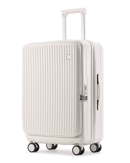 Front Open Luggage 20-inch Boarding Drop-resistant Trolley Case Extended Luggage Case