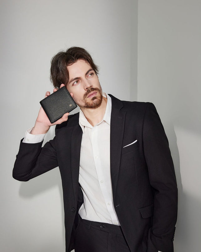 Men's Wallet Casual Cross Pattern