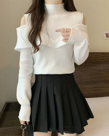 Women's Korean-style Half-turtleneck Bottoming Sweater