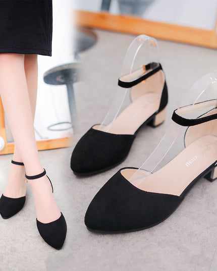 Low-toe Mid-heel Sandals