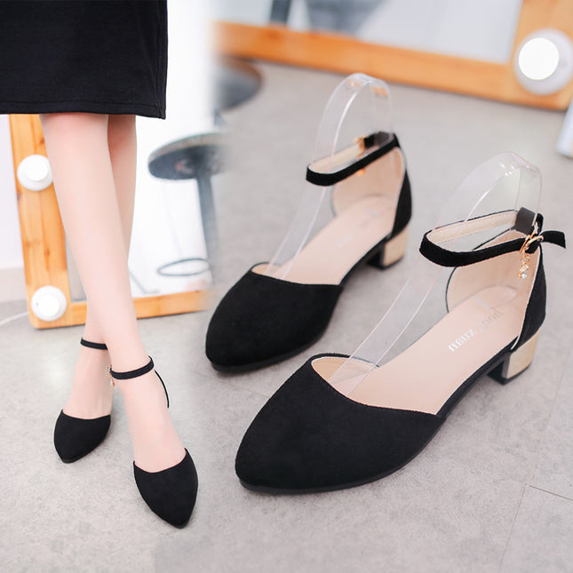 Low-toe Mid-heel Sandals