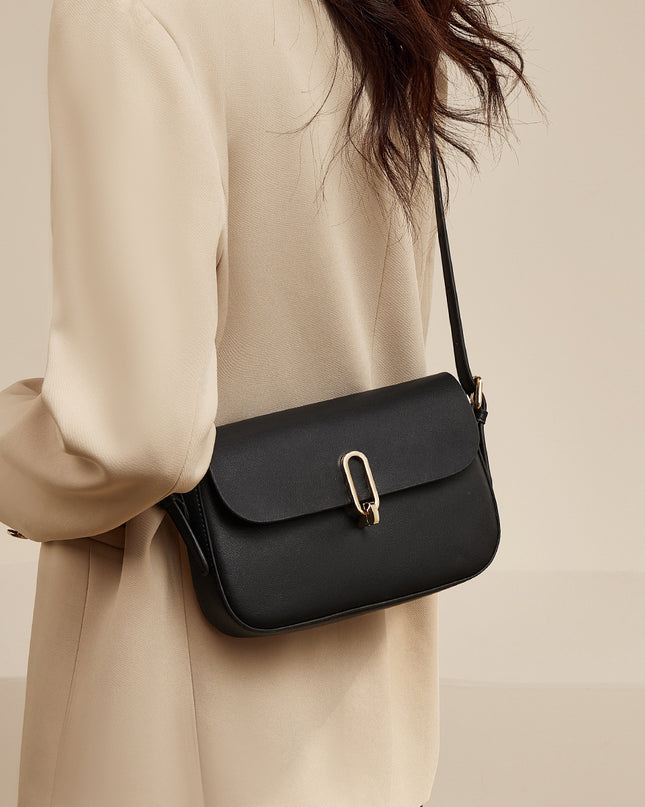 Two-layer Cowhide Genuine Leather Square Shoulder Messenger Bag