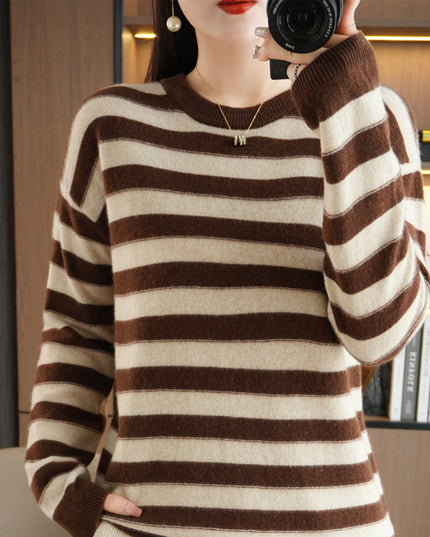 Women's Long Sleeve Loose Western Style Sweater