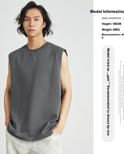 Double-sided Cotton Vest Fitness Exercise Sleeveless Undershirt