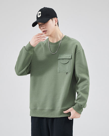 Sweater Men's Autumn Loose Round Neck