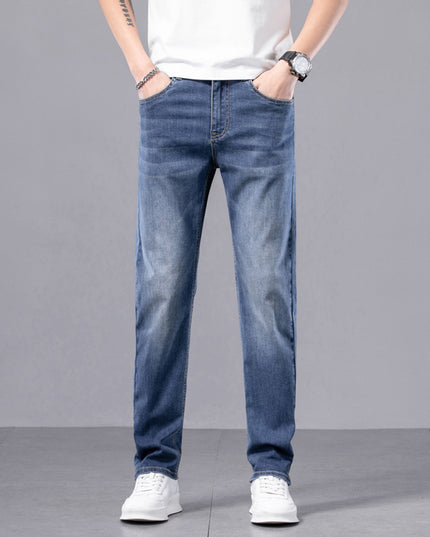 Men's Straight Slim Stretch Casual Pants