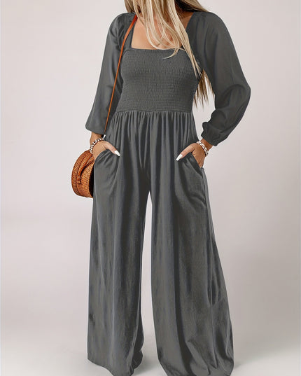 Women's Fashion Wide Leg Trousers Simple Commute Style