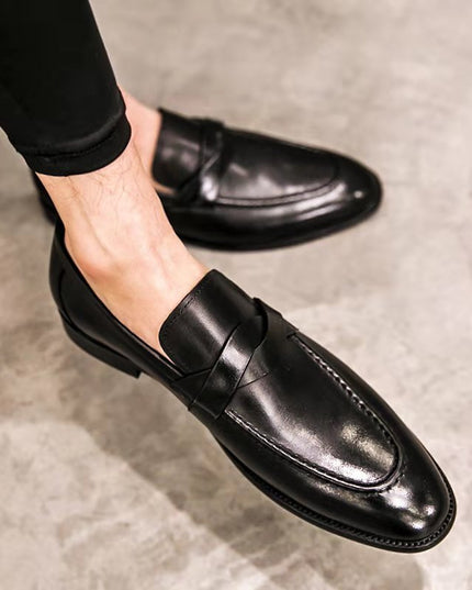 Casual Slip-on British Leather Shoes