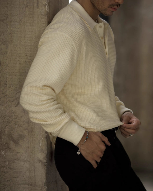 Business Casual Bottoming Shirt American Retro Autumn