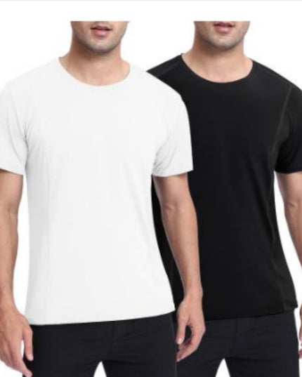 230g Combed Cotton Solid Color Short-sleeved T-shirt Foundation
