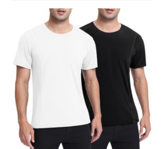 230g Combed Cotton Solid Color Short-sleeved T-shirt Foundation