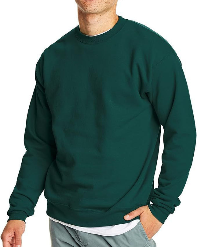 Solid Color Fashion Personality Round Neck Men's Top