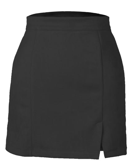 Autumn And Winter Suede A- Line Korean Style High Waist Fashion Sexy Skirt