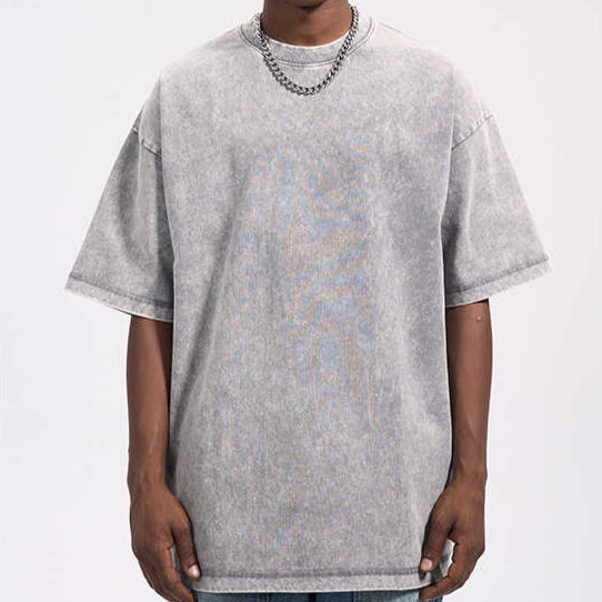 Retro Cotton Batik Distressed Loose Vintage Short-sleeved T-shirt