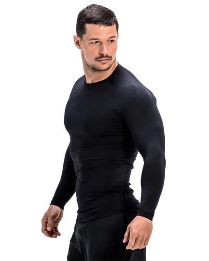 Men's High Collar Fitness Long Sleeve Tight Running