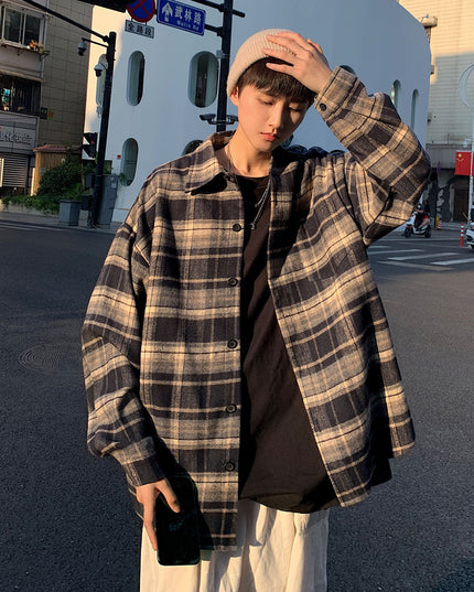 Couple Long Sleeve Casual Overshirt