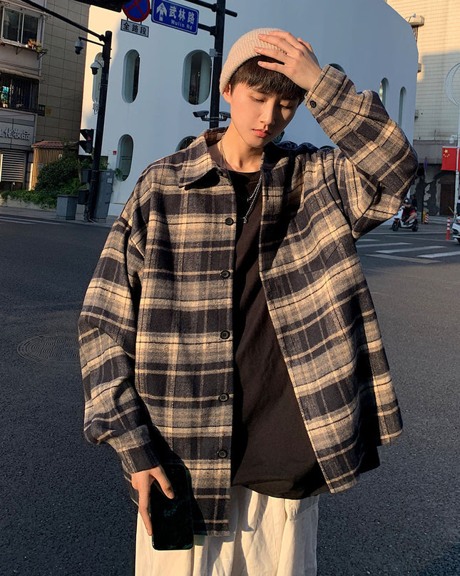 Couple Long Sleeve Casual Overshirt
