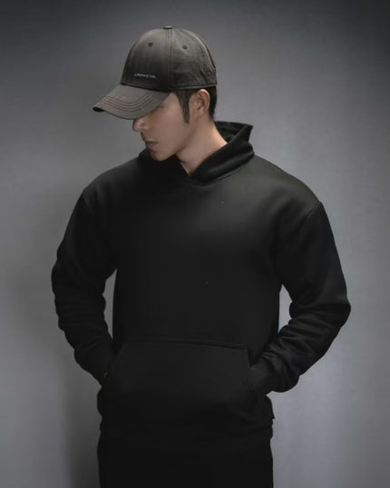 American-style Heavy Polar Fleece Casual Exercise Training Running Hooded Sweater