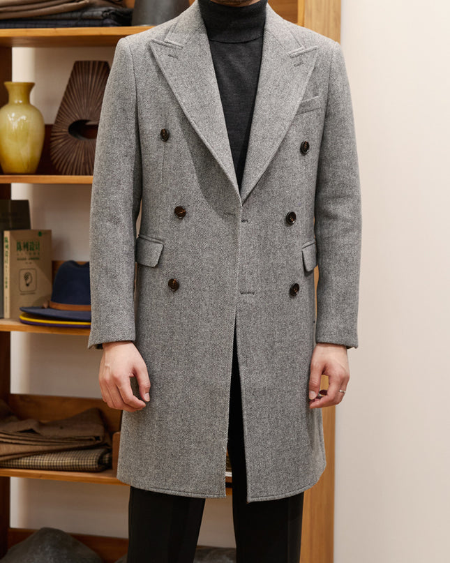 Italian Autumn And Winter Bar MACN Warm Wool Overcoat