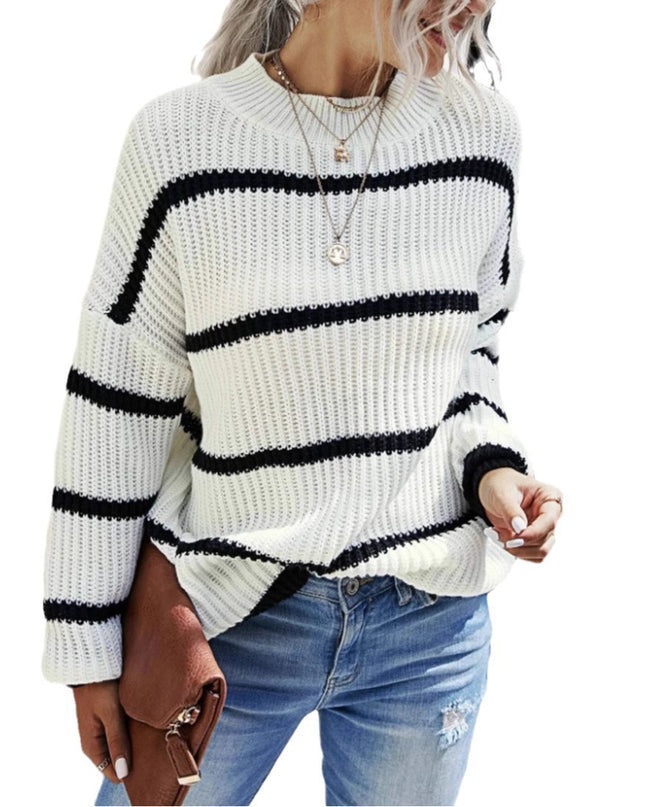Women's Loose Knitted Pullover Sweater Coat