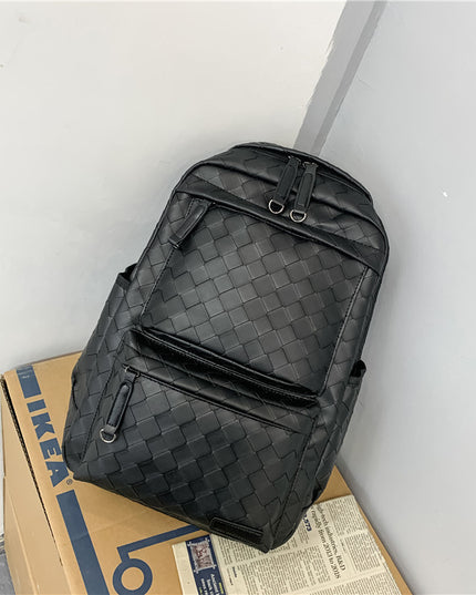 Men's Large-capacity Hand-woven Travel Backpack