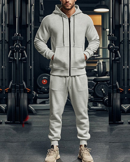 Casual Suit Fleece Warm Two-piece Set