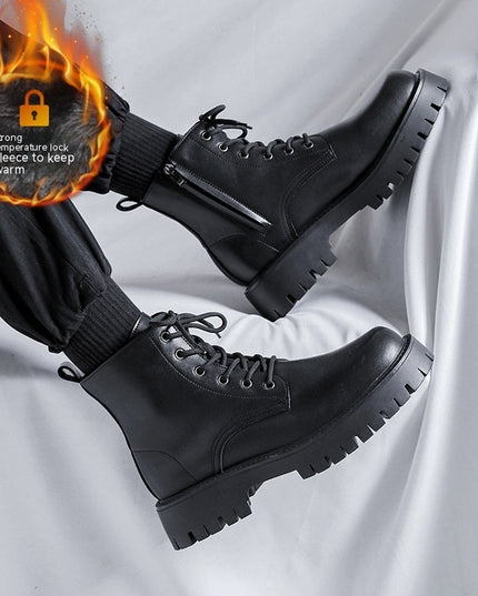 Men's Leather New High-top Boots