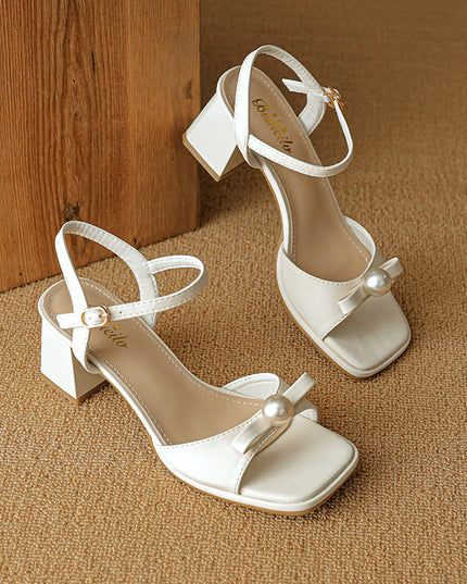 Buckle With Skirt Cheongsam Shoes